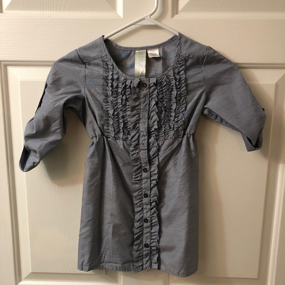 Girls Button Down Blouse